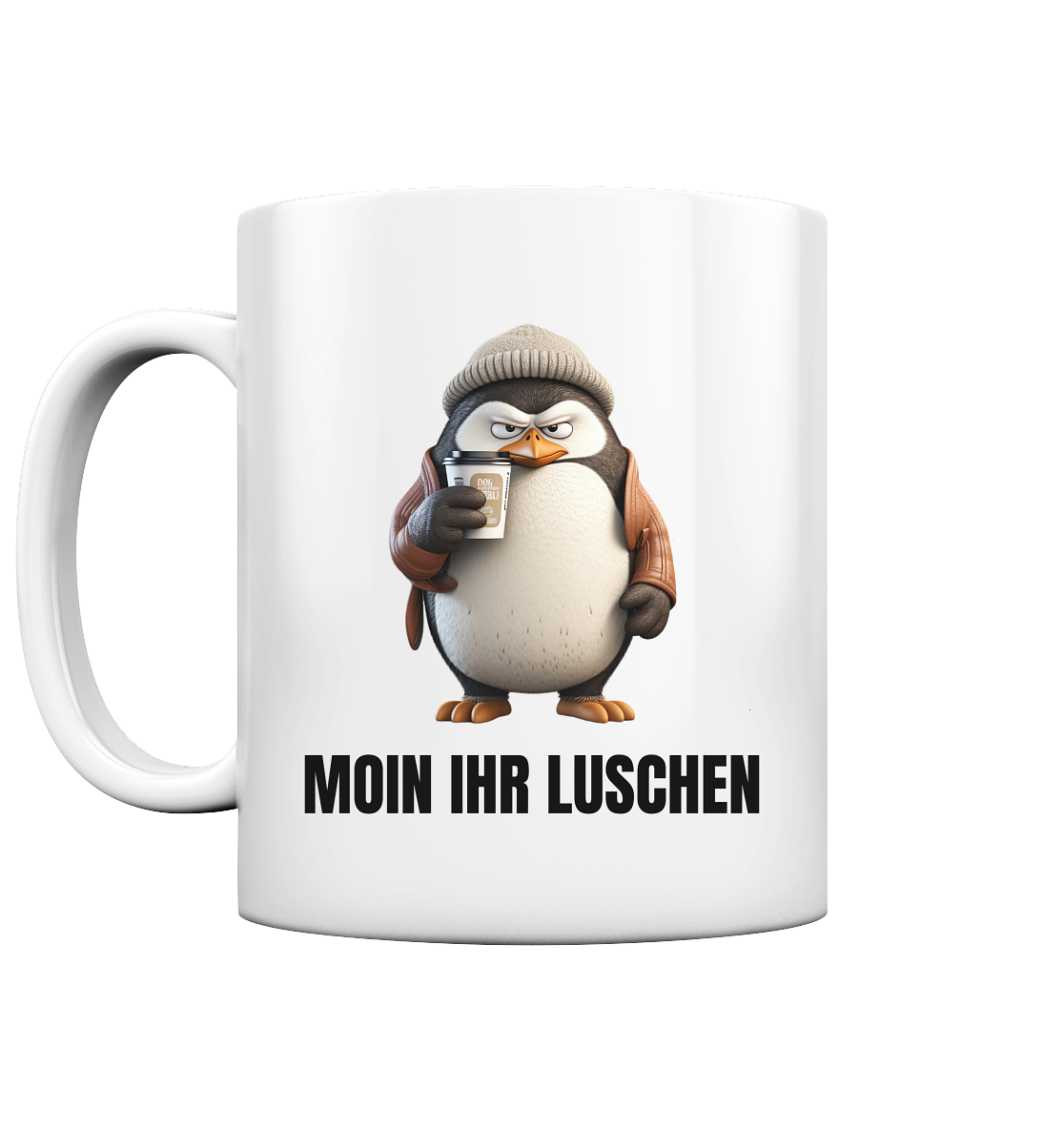 Moin Luschen - Tasse glossy