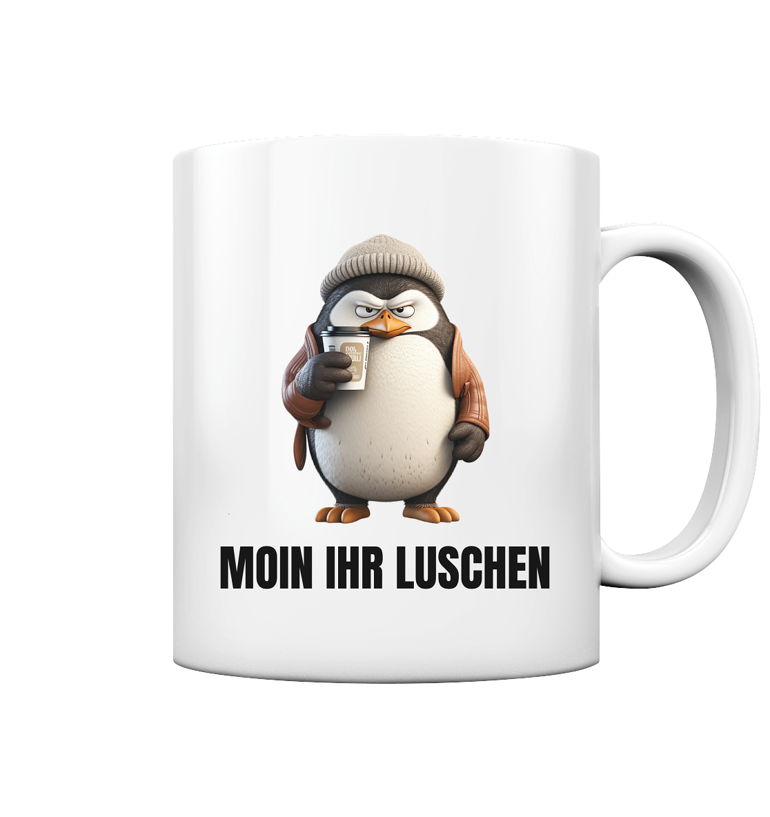 Moin Luschen - Tasse glossy